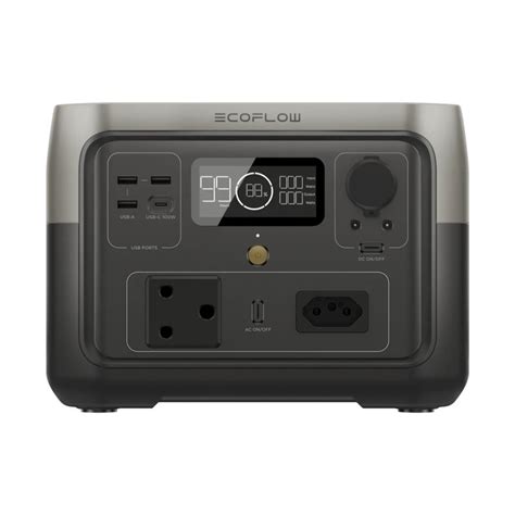ECOFLOW RIVER 2 MAX Portable Power Station 512Wh battery 500W output 220W Solar Charger - SA Socket